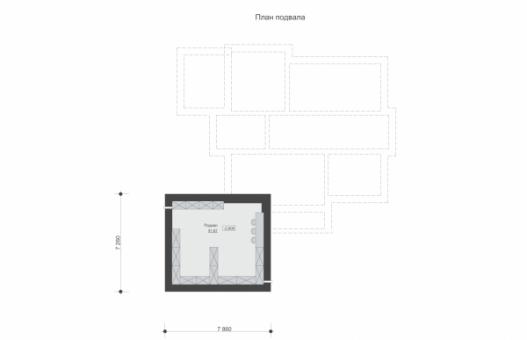 Двухэтажный дом с подвалом, гаражом и четырьмя спальнями